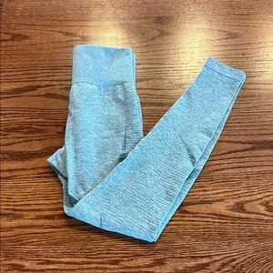 ACTA High-Waisted Heather green Leggings cropped activewear gym yoga leisure S